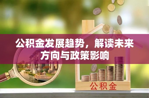 龙崎公积金发展趋势，解读未来方向与政策影响