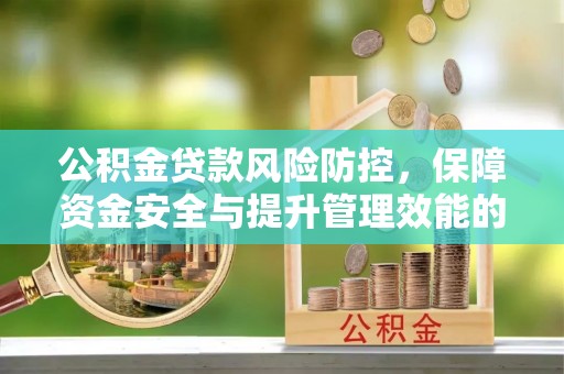 龙崎公积金贷款风险防控，保障资金安全与提升管理效能的多维度探索