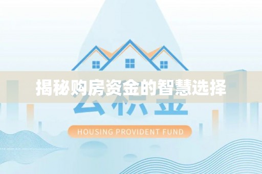 龙崎揭秘购房资金的智慧选择
