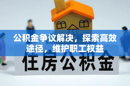 龙崎公积金争议解决，探索高效途径，维护职工权益