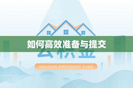 龙崎如何高效准备与提交